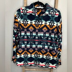 Woolrich Keystone Printed Chamois Shirt Size Medium